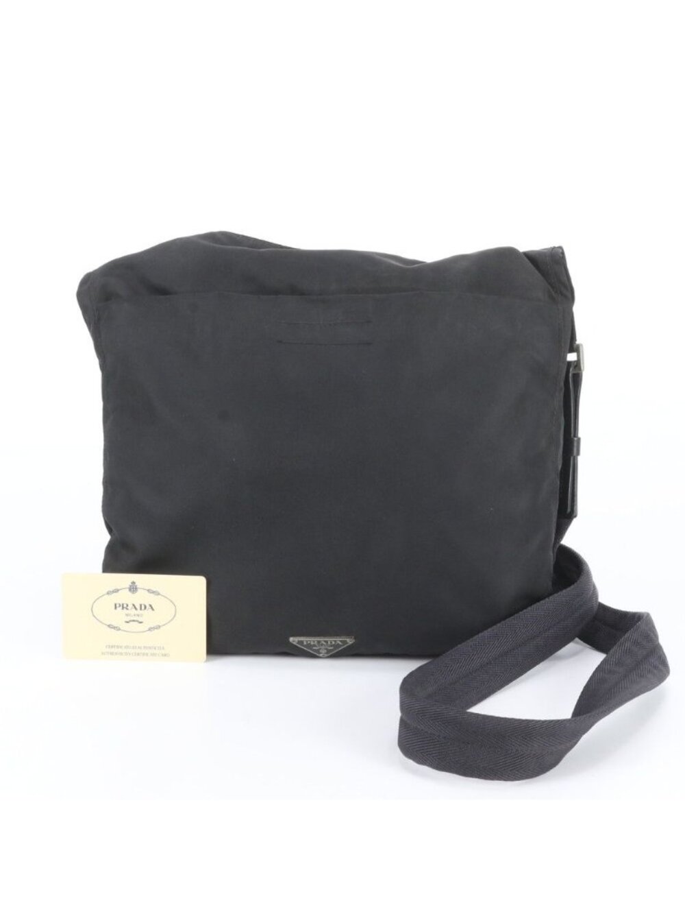 Prada Tessuto Nylon Shoulder Bag Crossbody Messenger